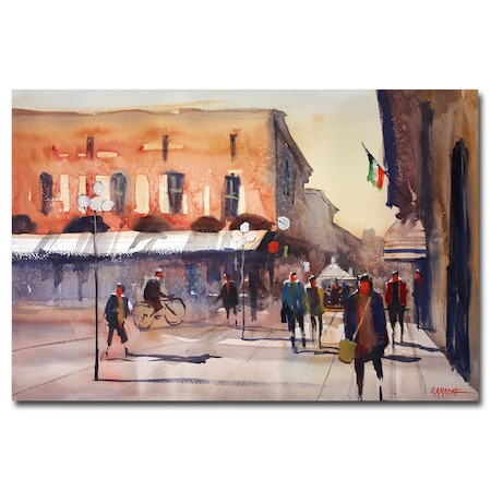 Ryan Radke 'Shopping In Italy' Canvas Art,30x47